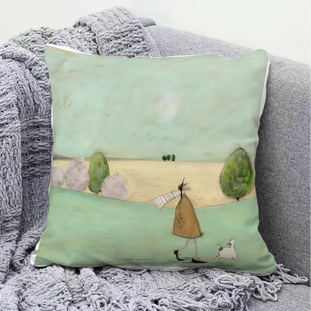 Pillow Insert 18X18 - 1 шт. Модная наволочка с мультяшным